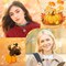 SANNIX 350pc Fall Charms, Thanksgiving Enamel Pumpkin Maple Leaf Turkey Autumn Charms for Jewelry Making, Bulk for Bracelets, Necklaces, Earrings, Craft Making